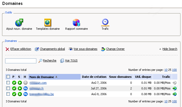 Domains home